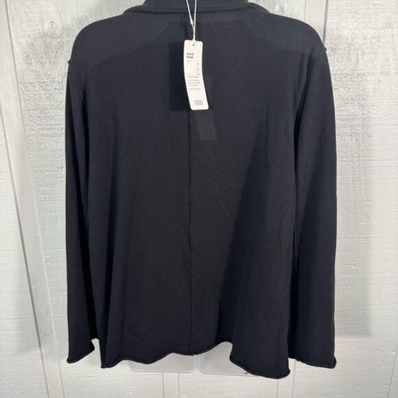 Eileen Fisher Black Women’s Long Sleeve Cardigan Sweater Size Small NWT - Picture 6 of 9